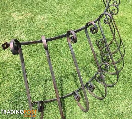Wrought iron balcony balustrade .Barcelona Faux Balcony railing - photo 2 of 7