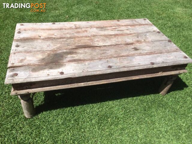 Outdoor Alfresco Coffee table L 119cm W 70cm H 39cm Rustic lo