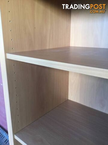 Bookcase Bookshelf with door H 190cm W 53cm H 44cm Good c