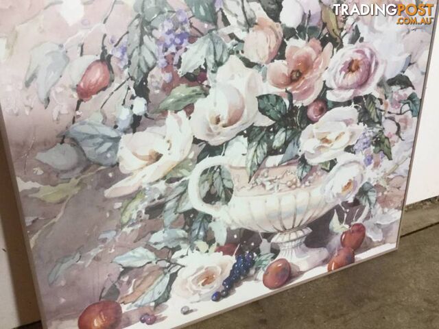 Framed print #16 80cm X 60cm Flowers in vase $20 - photo 2 of 4