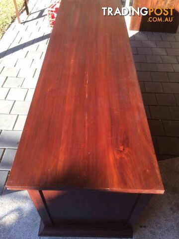 TV entertainment unit cabinet Teak L 180cm W 73 cm H 76cm Ind - photo 4 of 5
