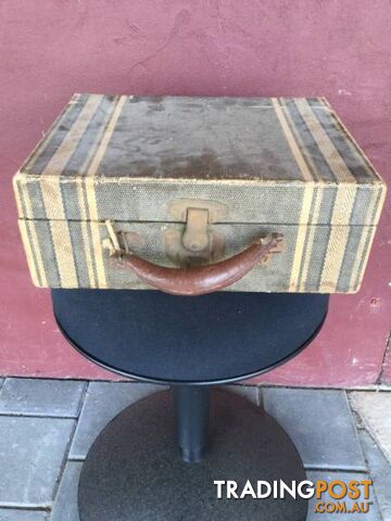 Vintage Small case wooden With mirror which will need to be glu