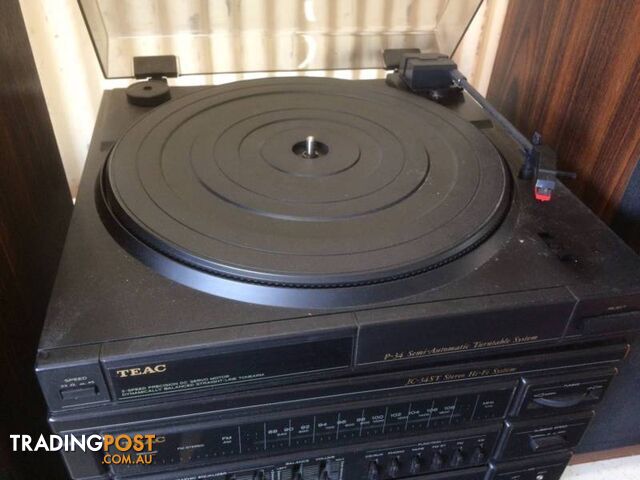 Vintage Teac 4 in one stereo home hifi Turntable,