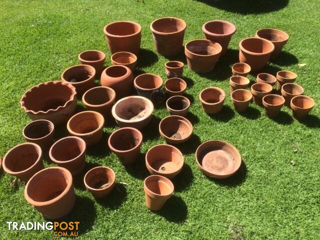 Terracotta plant pots 40