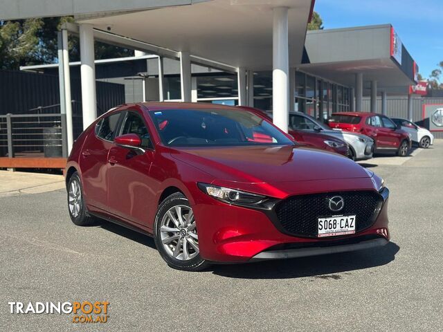 2019 MAZDA 3 G20 PURE BP SERIES HATCHBACK