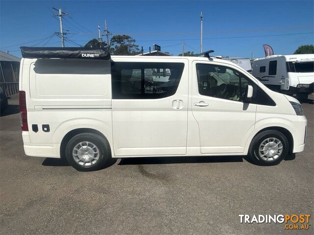 2023 Roam Nomad Roam Toyota GL Hiace Camper Nomad Roam Toyota GL Hiace Camper White Campervan RWD