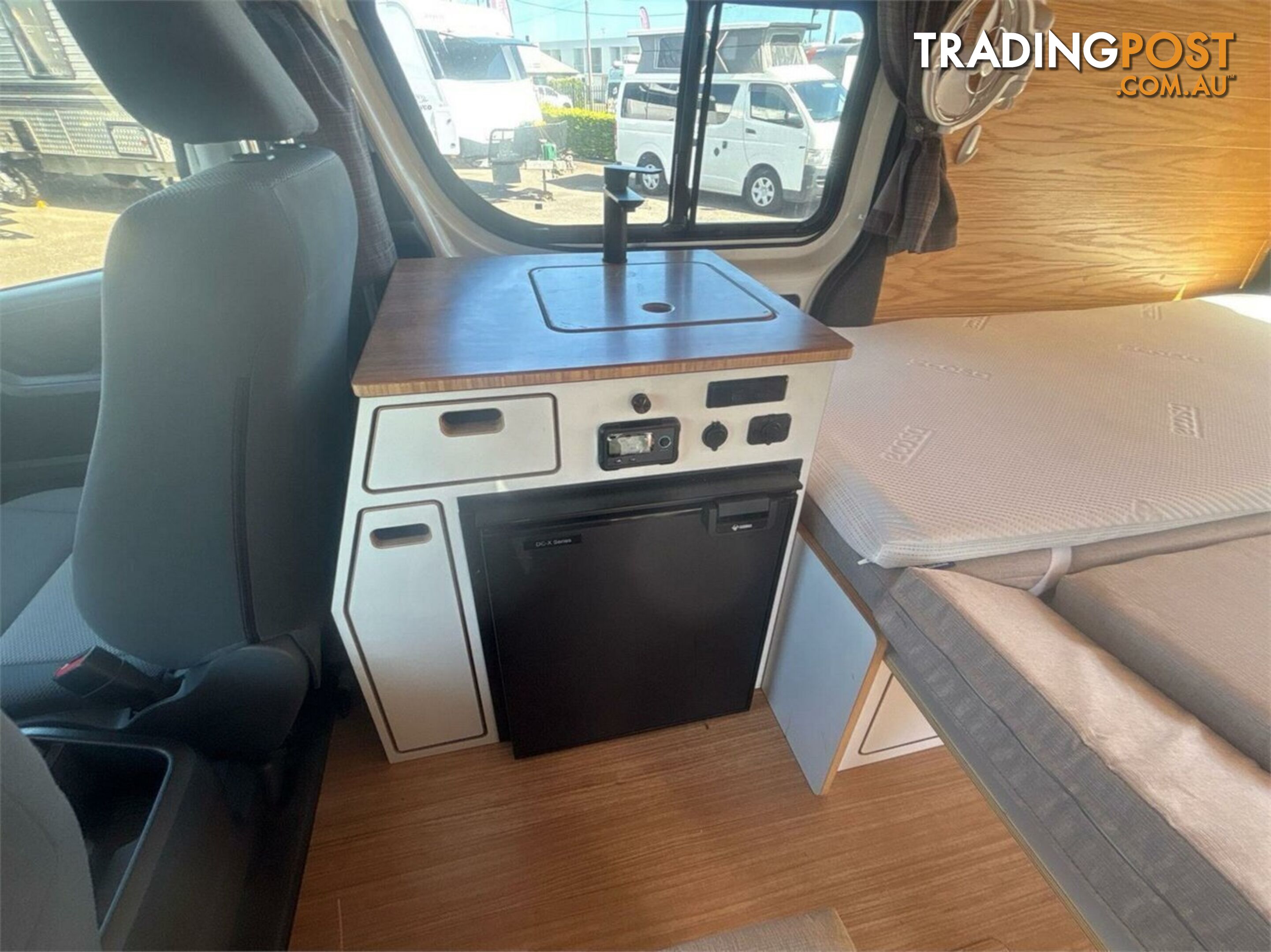 2023 Roam Nomad Roam Toyota GL Hiace Camper Nomad Roam Toyota GL Hiace Camper White Campervan RWD