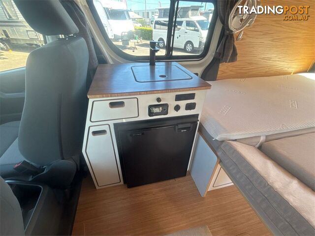 2023 Roam Nomad Roam Toyota GL Hiace Camper Nomad Roam Toyota GL Hiace Camper White Campervan RWD