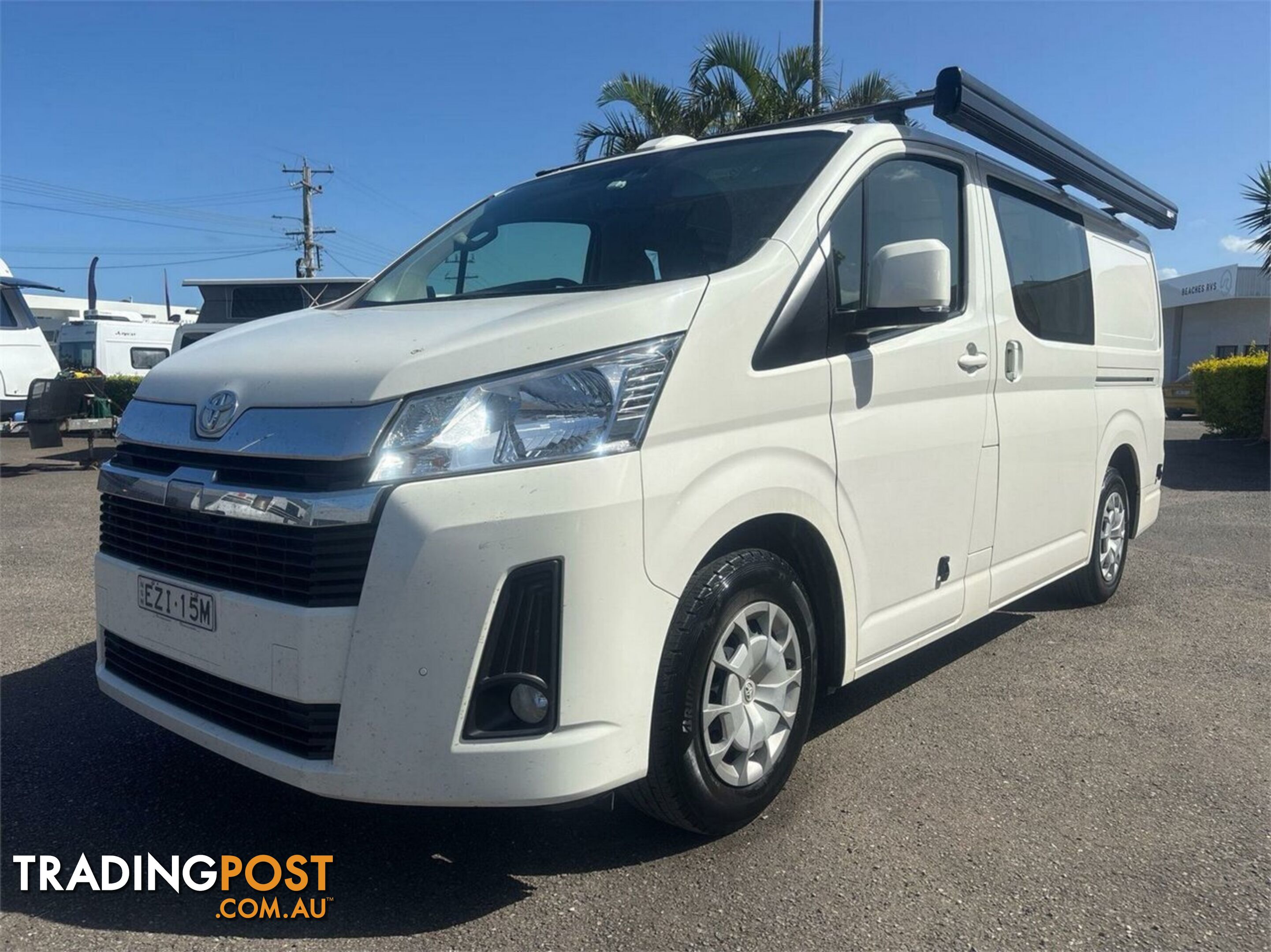 2023 Roam Nomad Roam Toyota GL Hiace Camper Nomad Roam Toyota GL Hiace Camper White Campervan RWD