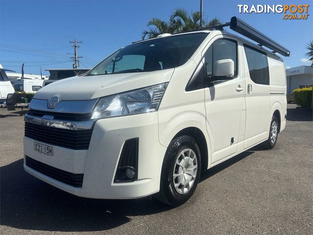 2023 Roam Nomad Roam Toyota GL Hiace Camper Nomad Roam Toyota GL Hiace Camper White Campervan RWD