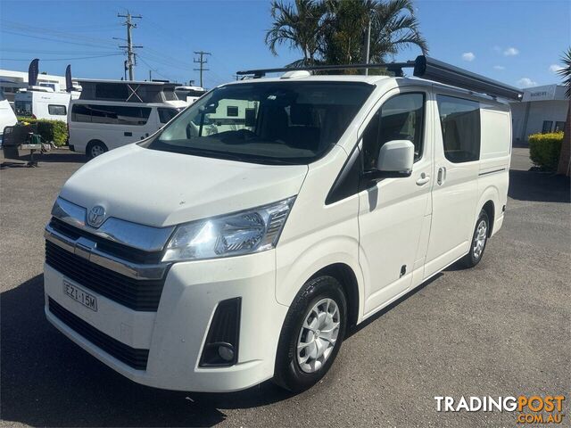 2023 Roam Nomad Roam Toyota GL Hiace Camper Nomad Roam Toyota GL Hiace Camper White Campervan RWD