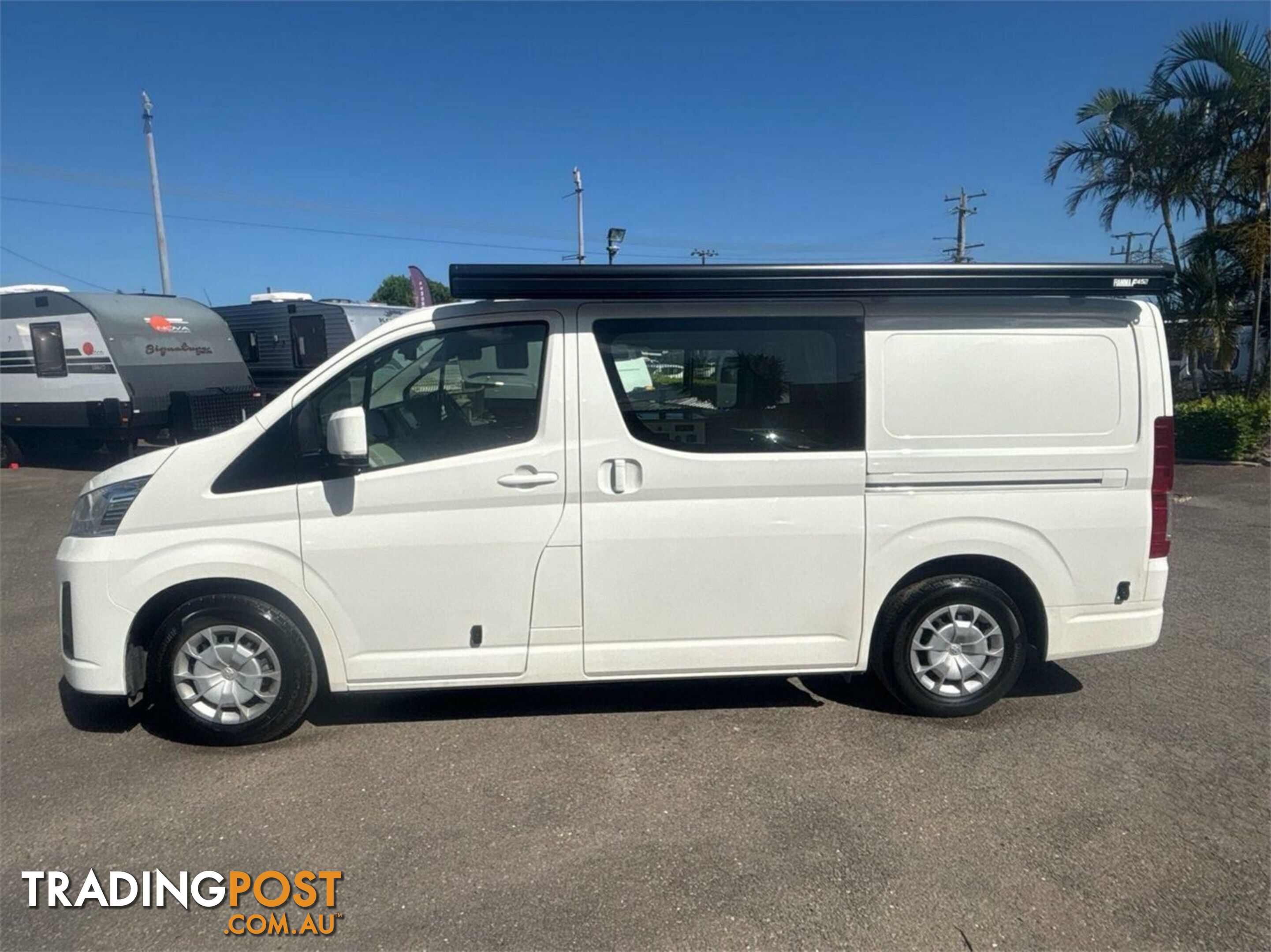 2023 Roam Nomad Roam Toyota GL Hiace Camper Nomad Roam Toyota GL Hiace Camper White Campervan RWD