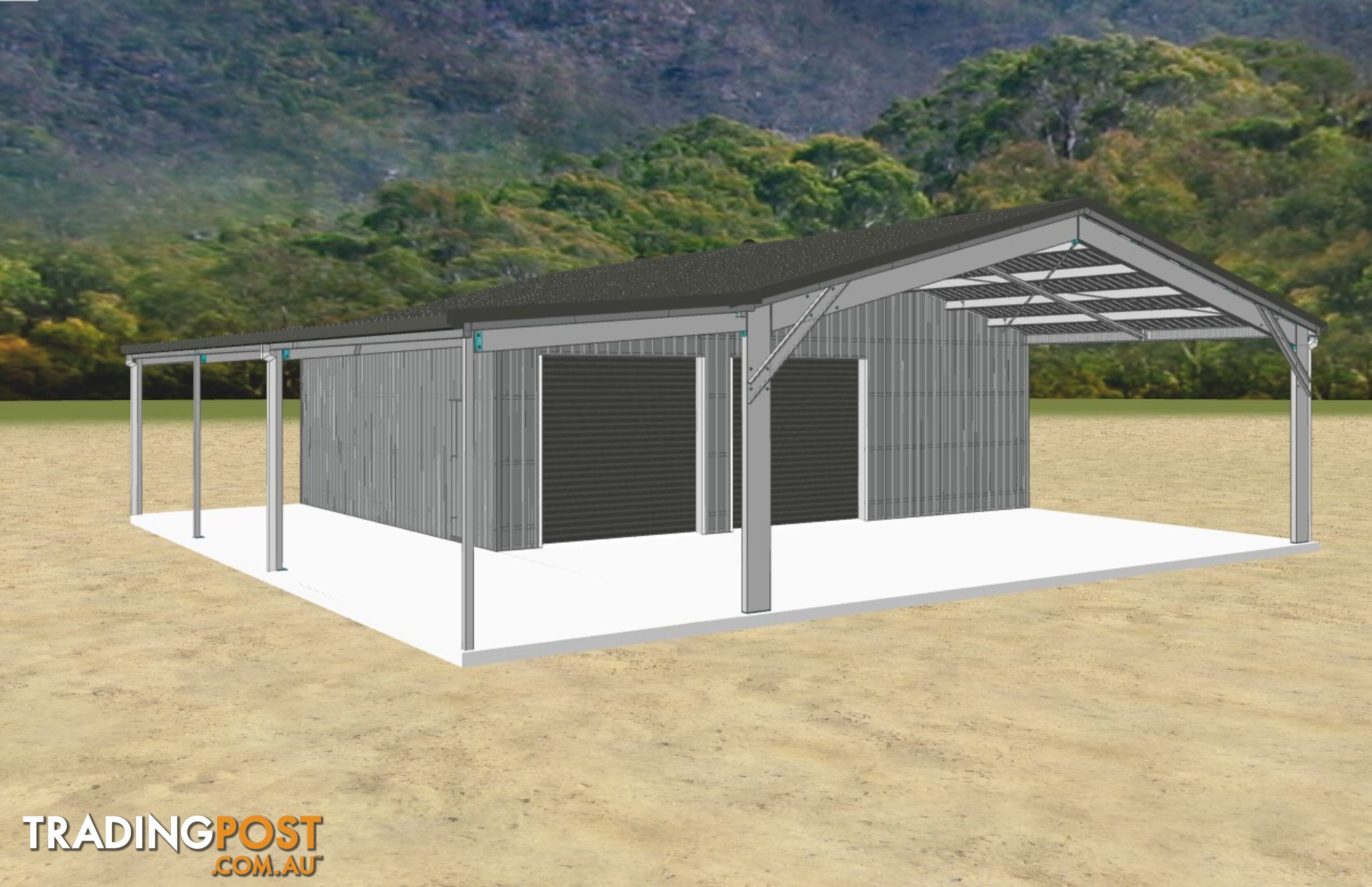 Quality R &amp;amp;amp; F Steel Shed for sale
