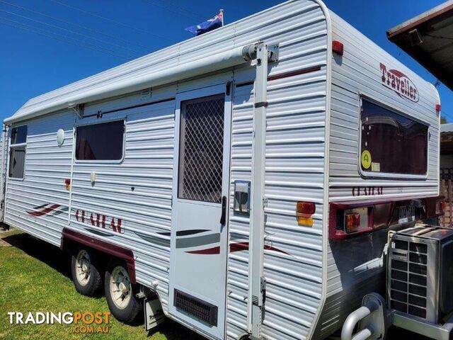 TRAVELLER CARAVAN 23 SHOWER TOILET HOUSE TYPE AIRCON TOWING AVAILABLE AUSTRALIA