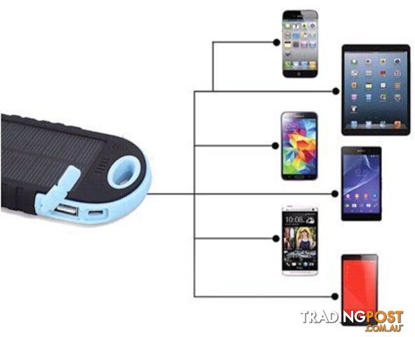 PRICE REDUCED!! Dual USB Waterproof Solar Charger Power Bank - photo 2 of 8