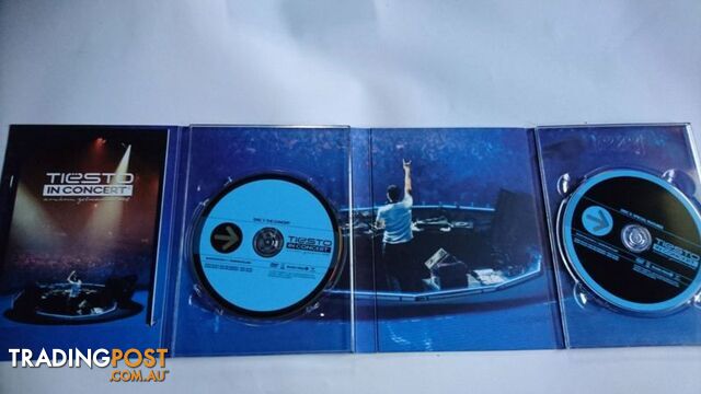 Tiesto live in concert 2004 double DVD set