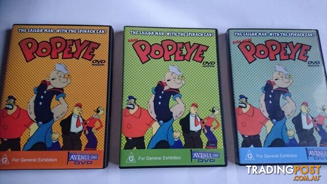 Popeye kids DVD collection