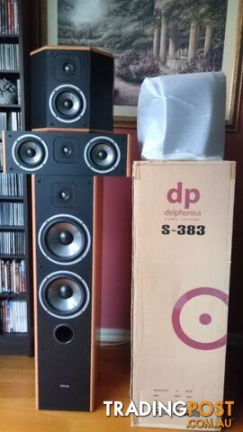 Delphonica Audio Systems 5 speaker surround sound system