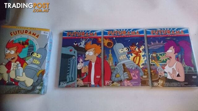 Futurama seasons 1, 2, 3, 4 complete DVD box set collection - photo 2 of 5