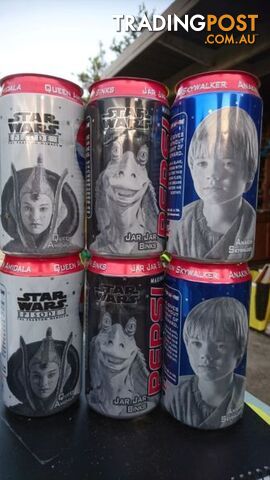 Star wars Pepsi cans collectables