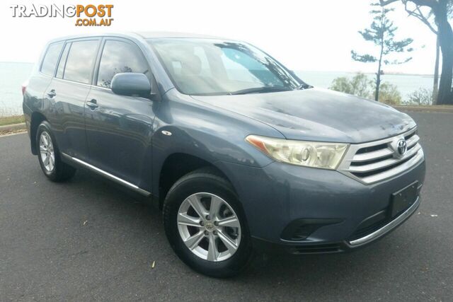 2011 TOYOTA KLUGER KX-R 2WD GSU40R MY11 WAGON