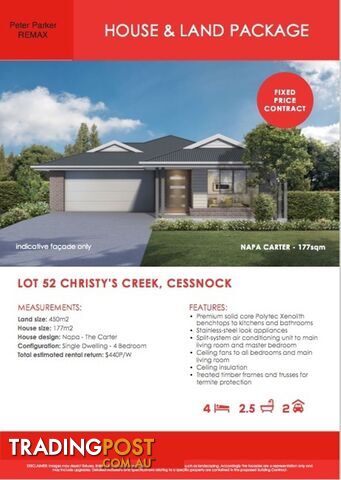 Lot 52 Christy's Creek CESSNOCK NSW 2325