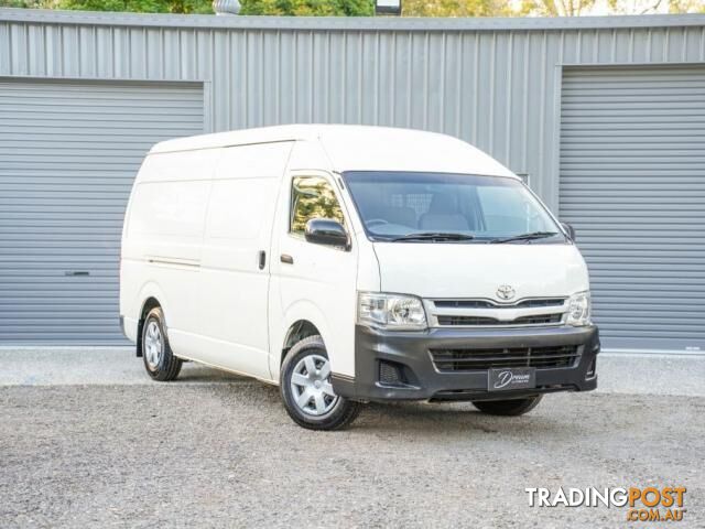 2012 TOYOTA HIACE KDH221R VAN HIGH ROOF SUPER LWB 5DR AUTO 4SP 3.0DT  VAN