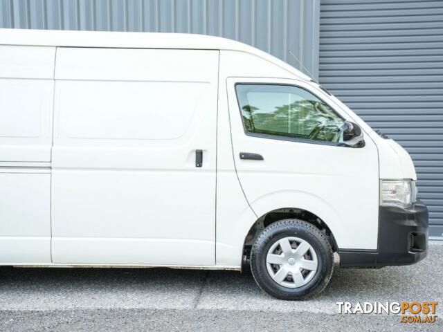 2012 TOYOTA HIACE KDH221R VAN HIGH ROOF SUPER LWB 5DR AUTO 4SP 3.0DT  VAN