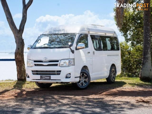 2010 TOYOTA HIACE CAMPER VAN TRH200R VAN HIGH ROOF GL LWB 4DR AUTO 4SP 2.0I VAN