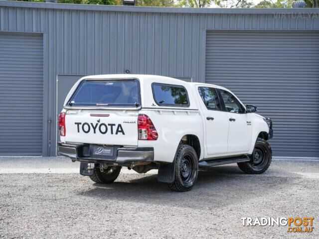 2018 TOYOTA HILUX GUN126R SR UTILITY DOUBLE CAB 4DR MAN 6SP 4X4 2.8DT  UTE