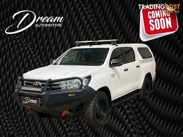 2018 TOYOTA HILUX GUN126R SR UTILITY DOUBLE CAB 4DR MAN 6SP 4X4 2.8DT  UTILITY