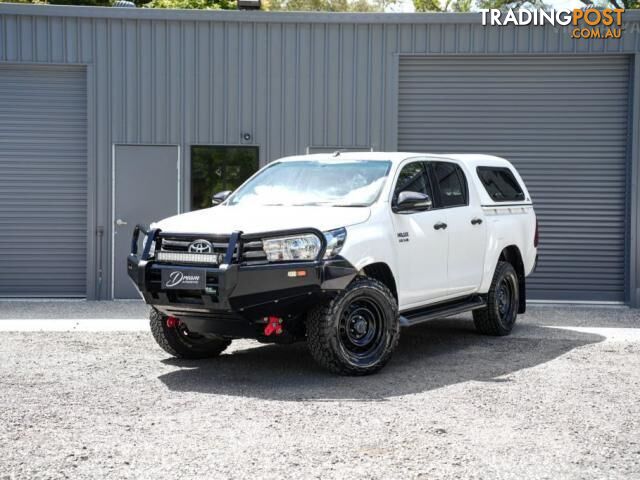 2018 TOYOTA HILUX GUN126R SR UTILITY DOUBLE CAB 4DR MAN 6SP 4X4 2.8DT  UTE