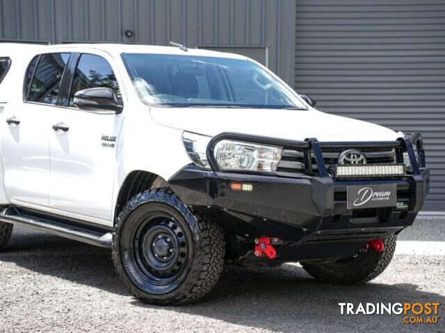 2018 TOYOTA HILUX GUN126R SR UTILITY DOUBLE CAB 4DR MAN 6SP 4X4 2.8DT  UTE