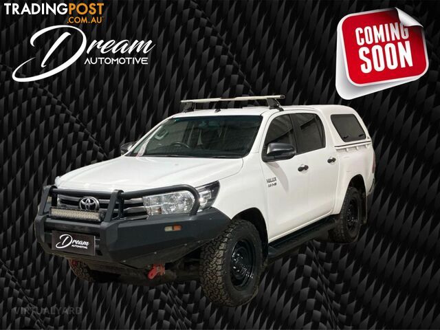 2018 TOYOTA HILUX GUN126R SR UTILITY DOUBLE CAB 4DR MAN 6SP 4X4 2.8DT  UTE