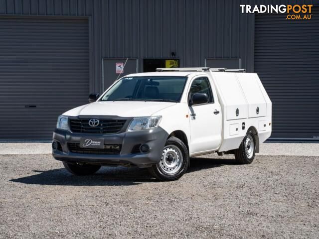 2015 TOYOTA HILUX TGN16R MY14 WORKMATE CAB CHASSIS SINGLE CAB 2DR MAN 5SP 1405KG...