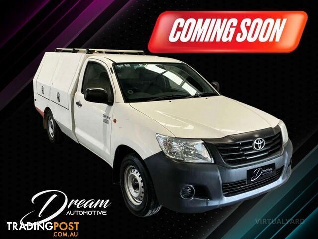 2015 TOYOTA HILUX TGN16R MY14 WORKMATE CAB CHASSIS SINGLE CAB 2DR MAN 5SP 1405KG...