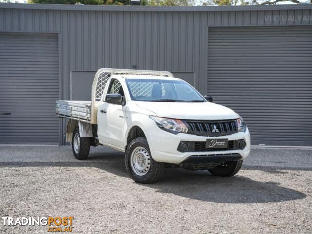 2018 MITSUBISHI TRITON MQ GLX CAB CHASSIS SINGLE CAB 2DR MAN 6SP 4X2 2.4I  CAB CHASSIS