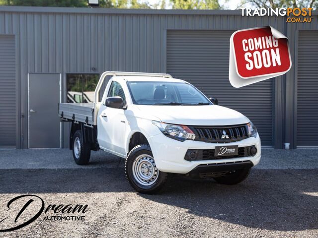 2018 MITSUBISHI TRITON MQ GLX CAB CHASSIS SINGLE CAB 2DR MAN 6SP 4X2 2.4I  CAB CHASSIS