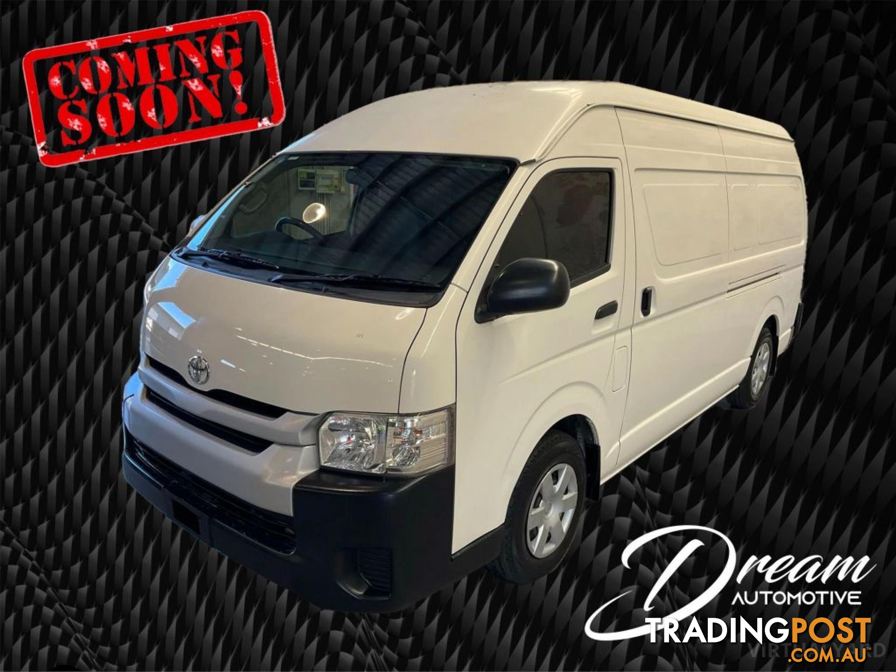 2016 TOYOTA HIACE KDH221R VAN HIGH ROOF SUPER LWB 5DR AUTO 4SP 3.0DT  VAN