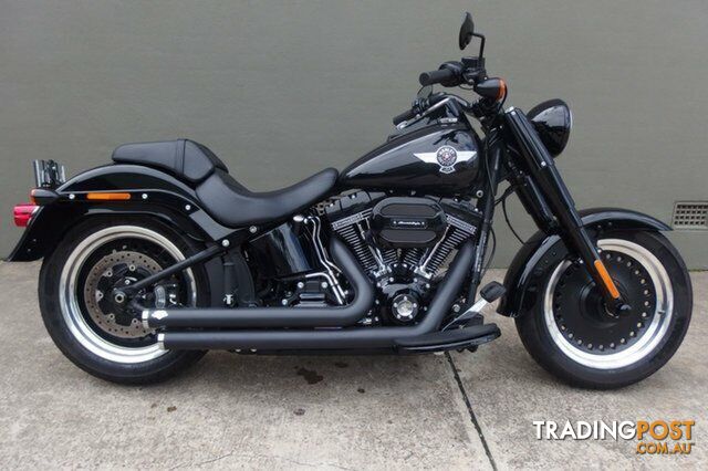 2016 Harley-Davidson Flstfbs Fatboy S   Vivid Black