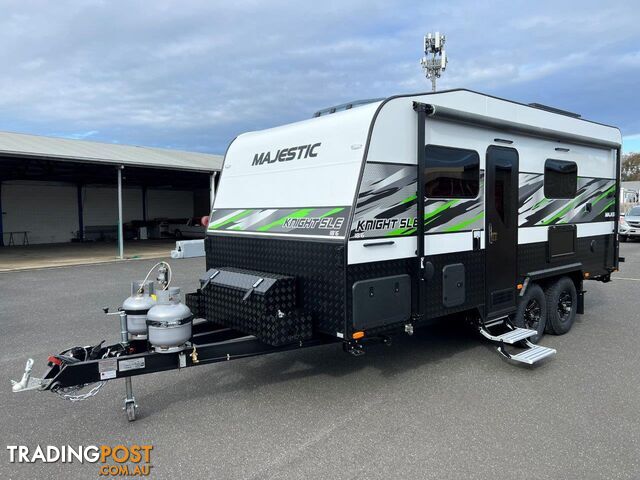 2024 MAJESTIC KNIGHT SLE 186 CARAVAN WITH SINGLE BEDS