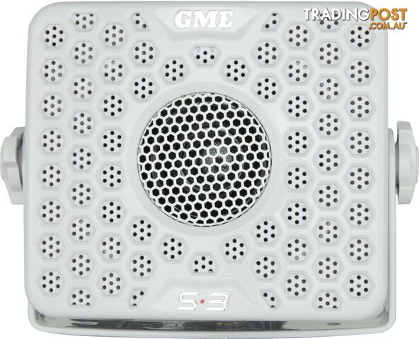 GME GS300 60 WATT IP54 MARINE BOX SPEAKERS - WHITE