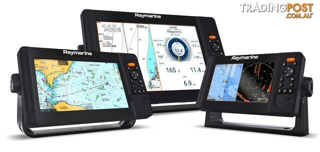 RAYMARINE ELEMENT 9", S SERIES - NO T/DUCER- AUS NZ MAP