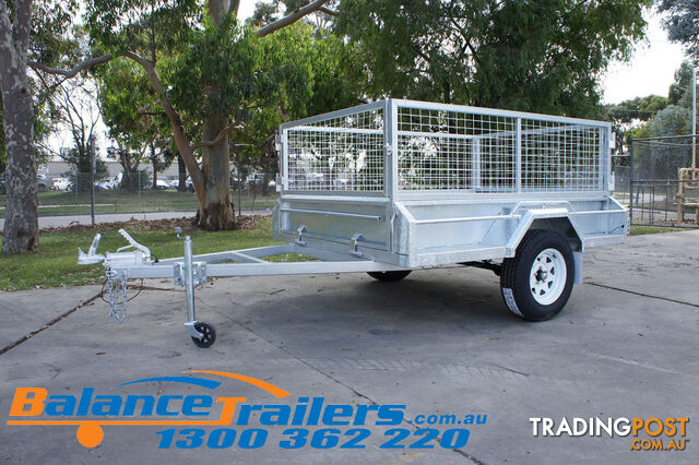 7×5 HEAVY DUTY TRAILER WITH BRAKE ATM1400KG - photo 4 of 15
