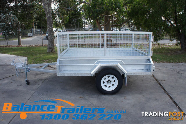 7×5 HEAVY DUTY TRAILER WITH BRAKE ATM1400KG - photo 5 of 15