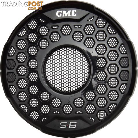 GME S6BG REPLACEMENT SPEAKER GRILLE - SUIT GS600 SPEAKERS (PAIR) - BLACK