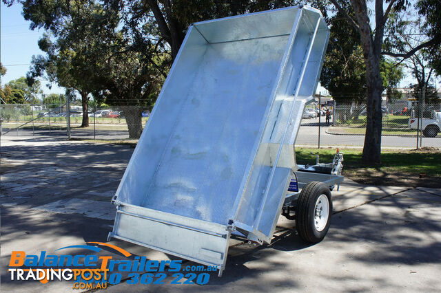 8×5 GALVANISED HYDRAULIC SINGLE AXLE TIPPER TRAILER ATM 1600KG - photo 2 of 18