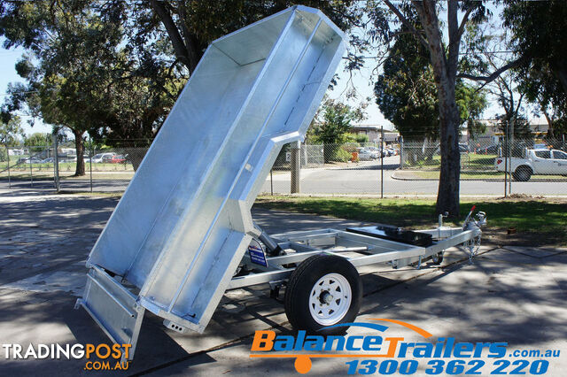 8×5 GALVANISED HYDRAULIC SINGLE AXLE TIPPER TRAILER ATM 1600KG - photo 4 of 18