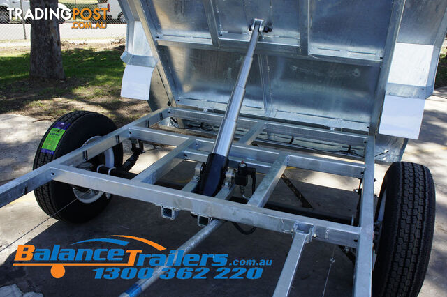 8×5 GALVANISED HYDRAULIC SINGLE AXLE TIPPER TRAILER ATM 1600KG - photo 3 of 18