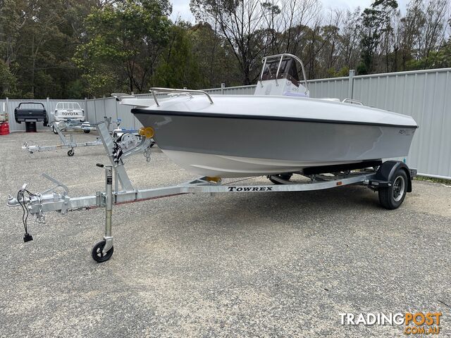 REMORA 490, TOWREX TRAILER AND 115HP SUZUKI PACKAGE